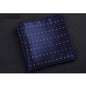 Men's Polyester Pocket Square Handkerchief Polka Dot Striped Floral Print 9 x 9 in (23 x 23 cm)