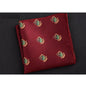 Men's Polyester Pocket Square Handkerchief Polka Dot Striped Floral Print 9 x 9 in (23 x 23 cm)
