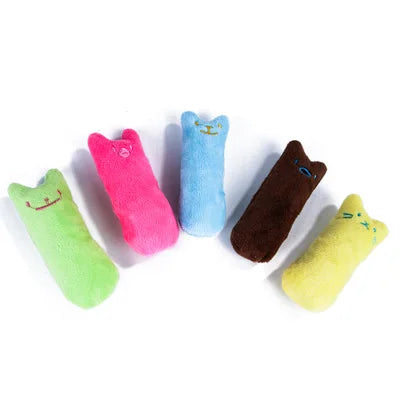 Catnip Teeth-Grinding Plush Toy - Interactive Chew & Vocal Toy for Cats & Kittens