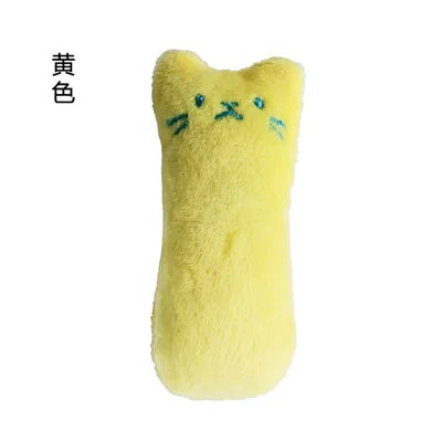 Catnip Teeth-Grinding Plush Toy - Interactive Chew & Vocal Toy for Cats & Kittens