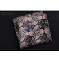 Men's Polyester Pocket Square Handkerchief Polka Dot Striped Floral Print 9 x 9 in (23 x 23 cm)