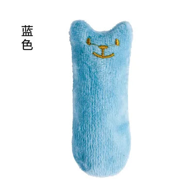 Catnip Teeth-Grinding Plush Toy - Interactive Chew & Vocal Toy for Cats & Kittens