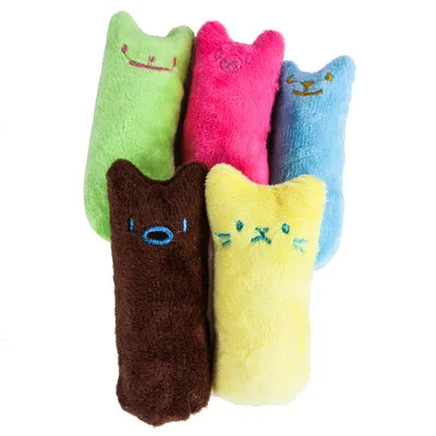 Catnip Teeth-Grinding Plush Toy - Interactive Chew & Vocal Toy for Cats & Kittens