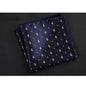 Men's Polyester Pocket Square Handkerchief Polka Dot Striped Floral Print 9 x 9 in (23 x 23 cm)