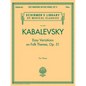 Easy Variations on Folk Themes, Op. 51: Schirmer Library of Classics Volume 2060 - Paperback