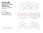 514 Floral 3 Pantograph by Hari Walner