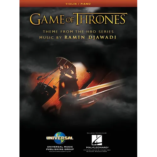 Game of Thrones: Theme Arranged for Violin & Piano - Paperback