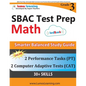 SBAC Test Prep: 3rd Grade Math Common Core Practice Book and Full-length Online Assessments: Smarter Balanced Study Guide With Perform - Paperback