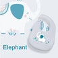 Silicone Baby Bib Waterproof Adjustable Cartoon Banana Feeding Bib with Pocket BPA-Free for 1-3 Years