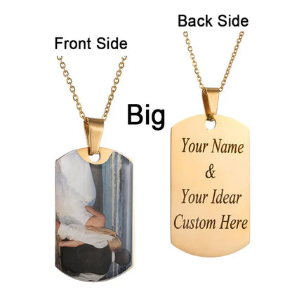 Personalized Photo & Name Necklace