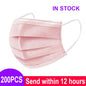 3-Layer Disposable Mouth Mask – Anti-Dust Face Mask with Ear Loops