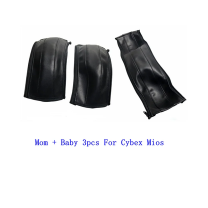 PU Leather Stroller Handle Covers & Bumper Sleeve