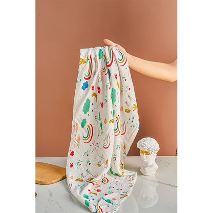 Kangobaby 2pcs/Set Soft Bamboo Cotton Baby Blanket