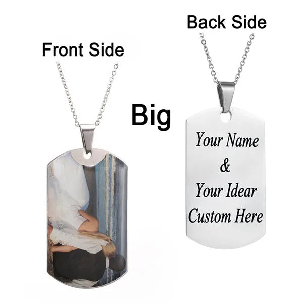 Personalized Photo & Name Necklace