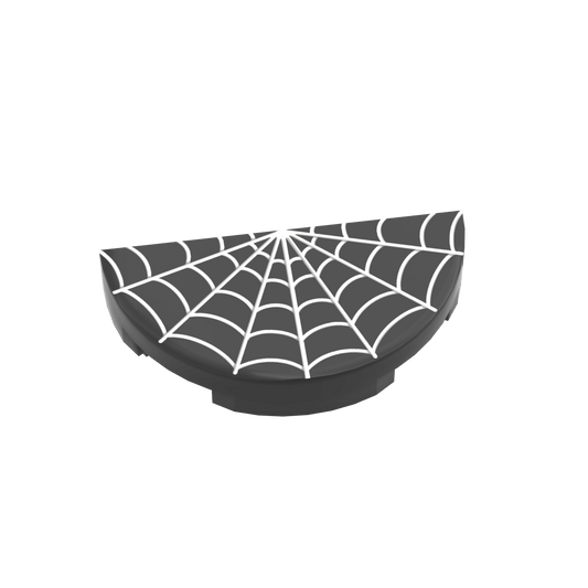 Halloween Spider Web Bunting - Seasonal Decor - Custom Printed - Made Using LEGO® Parts
