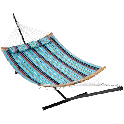 2-Person Heavy-Duty Hammock Stand with Storage Bag