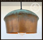 Handcrafted Copper Farmhouse Ceiling Light | 8.5" Flush Mount