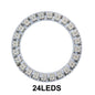 WS2812B RGB LED Pixel Ring - Individually Addressable 8/16/24/35/45-LED DC 5V