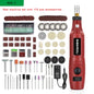 Mini Rotary Tool Kit — 3-Speed Engraver & Grinder with 25-Piece Accessories (100–240V / 3.7V)