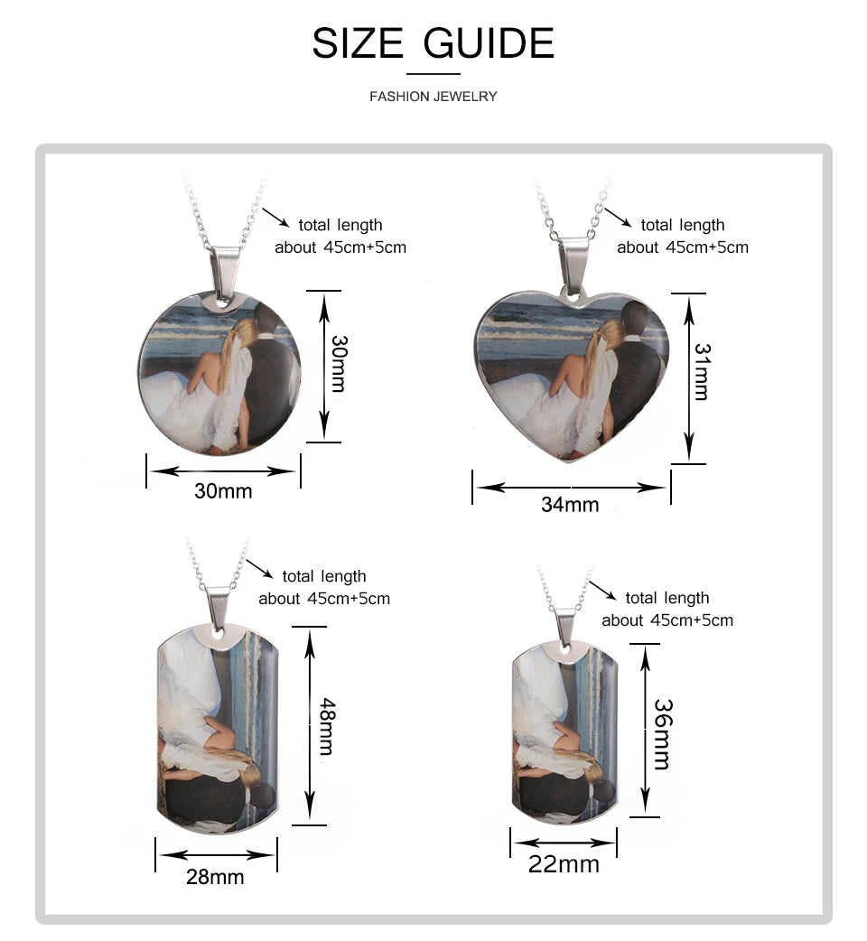 Personalized Photo & Name Necklace