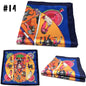 Men's Printed Pocket Square Handkerchief 9.1 x 9.1 in (23 x 23 cm) Paisley Retro Dress Hanky