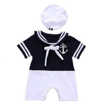 Baby Boys Short Sleeve Sailor Outfit