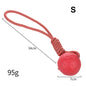 Bite-Resistant Rubber Dog Ball Toy – Chew-Proof Fetch Toy for Dogs & Puppies, Sizes S–XL (5–9 cm | 2–3.5 in) – Red
