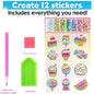 Big Gem Diamond Painting Kit - DIY Mosaic Art & Sticker Craft for Kids
