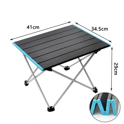 Ultralight Portable Folding Camping Table - High-Strength Aluminum Picnic & BBQ Table