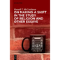 On Making a Shift in the Study of Religion and Other Essays - Paperback