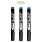 Permanent Paint Marker Pens 3/9-Pack – Waterproof Black Oil-Based, Quick-Drying for Tire, Metal, Glass, Plastic
