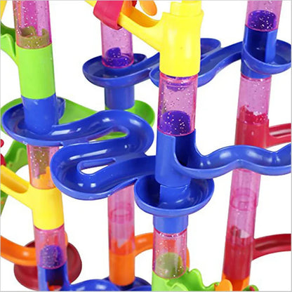 Marble Run Race Track Building Blocks 3D Maze Toy