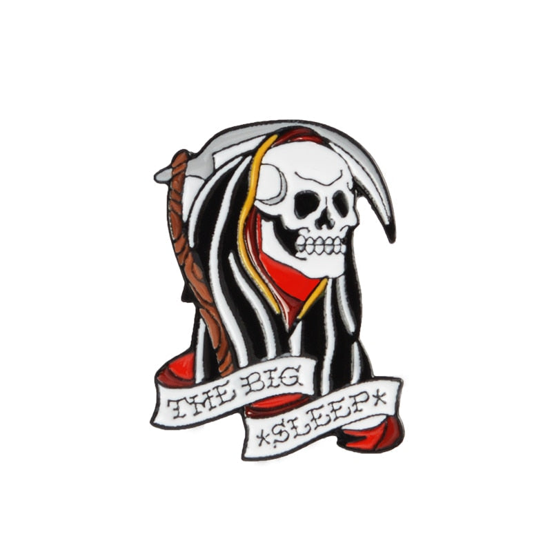 Happy Halloween Enamel Pin Trick