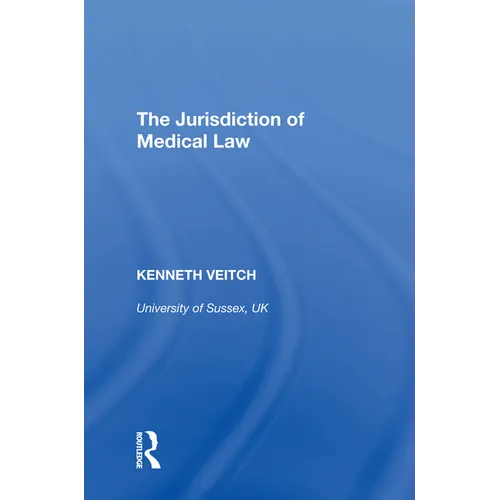 The Jurisdiction of Medical Law - Paperback