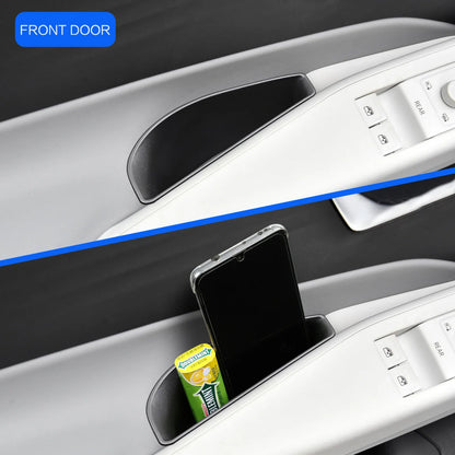 Car Door Handle Storage Tray Organizer for ID.4, Armrest Holder — 2pc (Front) or 4pc (Front & Rear)