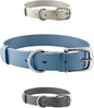 Heavy Duty Waterproof Dog Collar Metal Buckle Odor Proof XS–L (all colors)