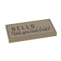 "Did you text first?" Door Mat - Custom Printed - 2x4 Tile Made using LEGO® Parts