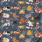 Here Kitty, Kitty Feline Frenzy 43"/44" Fabric Per Yard