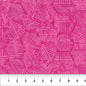Hexies Magenta 81700-27 Cotton 44"/45" Fabric Per Yard