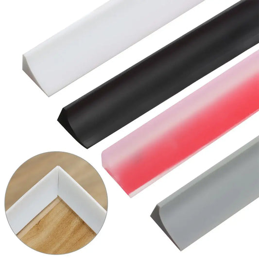 Self-Adhesive Silicone Shower Water Stopper Strip – Bendable Door Bottom Seal, Multiple Lengths 30–200 cm (12–79 in)