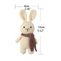 BPA Free Baby Wooden Teether Crochet Rattle Toy for Newborns