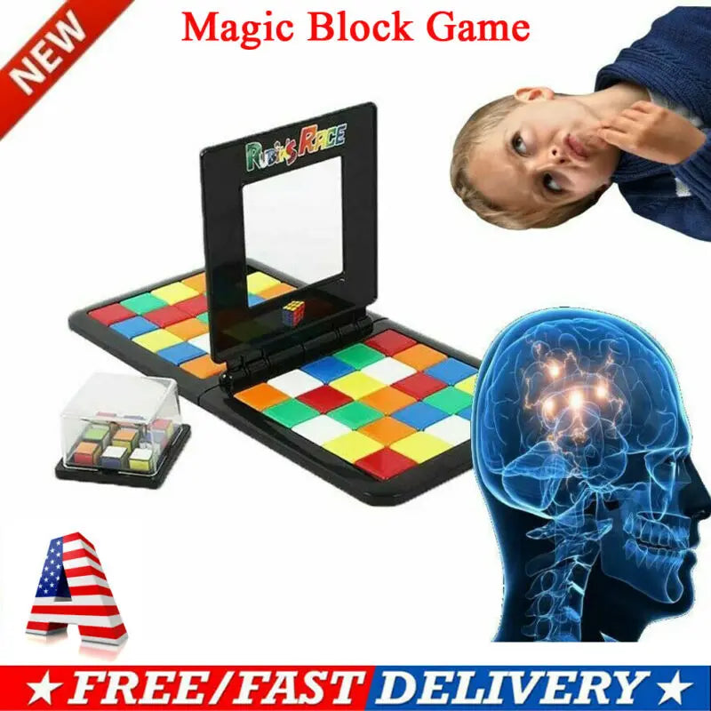 New Race Board Game Parent-child  Magic Cubes Toys Activity