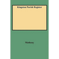Kingston Parish Register - Paperback