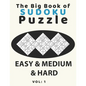 The big book of sudoku puzzle easy & medium & hard: large print soduku books for adults and seniors, soduko for adults 4 puzzls per page, easy-medium- - Paperback