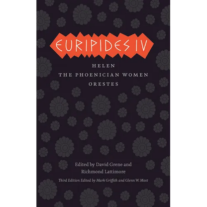 Euripides IV: Helen, the Phoenician Women, Orestes - Paperback