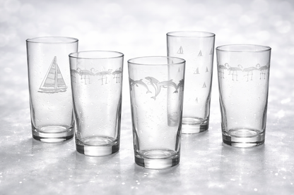 Etched Highball Glass – 15oz