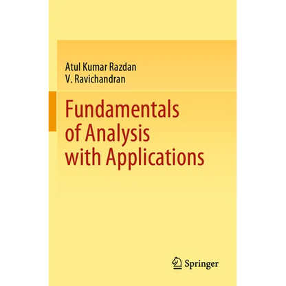 Fundamentals of Analysis with Applications - Paperback