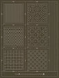 Hitome-Zashi Coaster Pattern 1 Slate