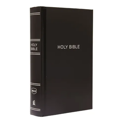 NKJV, Pew Bible, Large Print, Hardcover, Black, Red Letter Edition - Hardcover