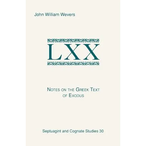Notes on the Greek Text of Exodus - Paperback